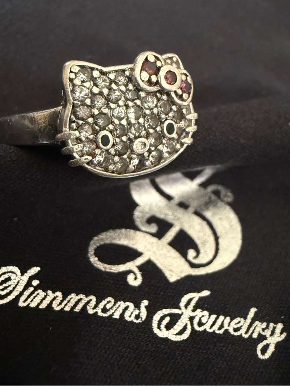 RARE Hello Kitty x Simmons co Kimora Lee Simmons ring